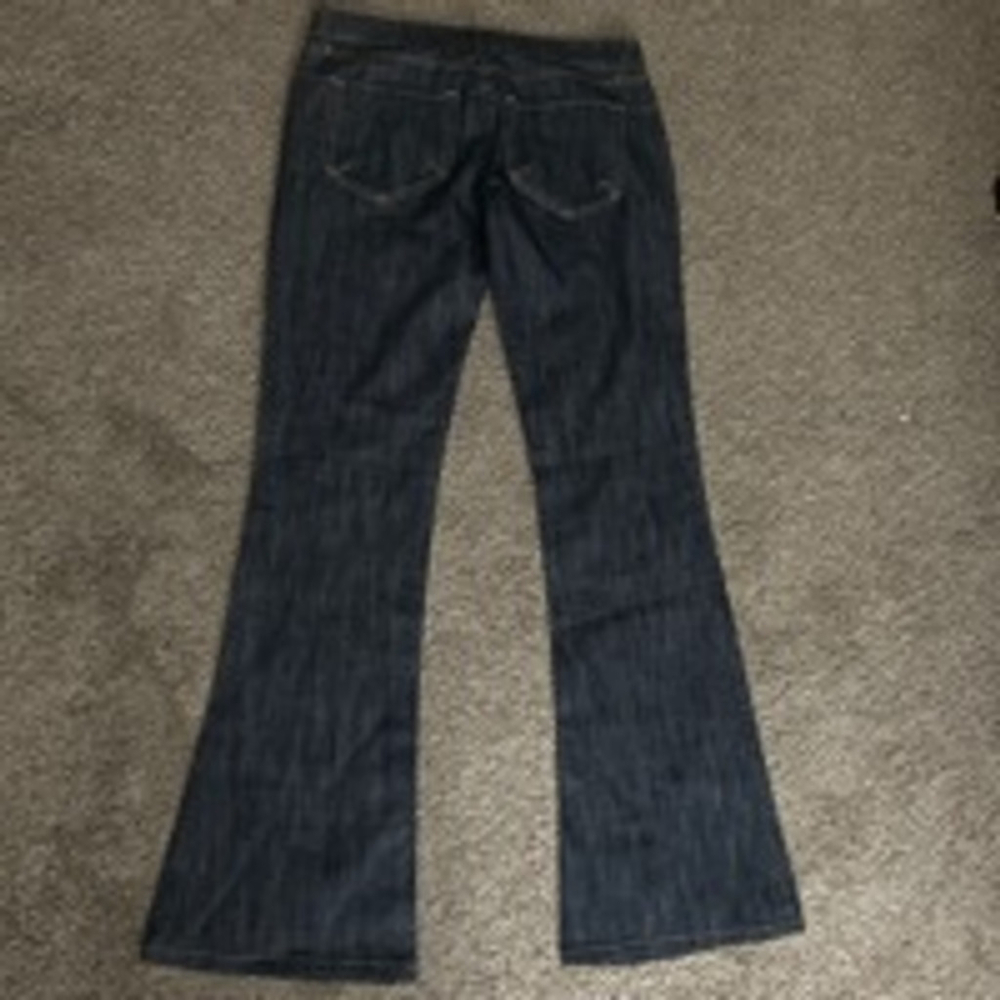 Women's Your Indies Image Jeans Size L Blue Denim Flare Leg
#036 - Picture 5 of 7